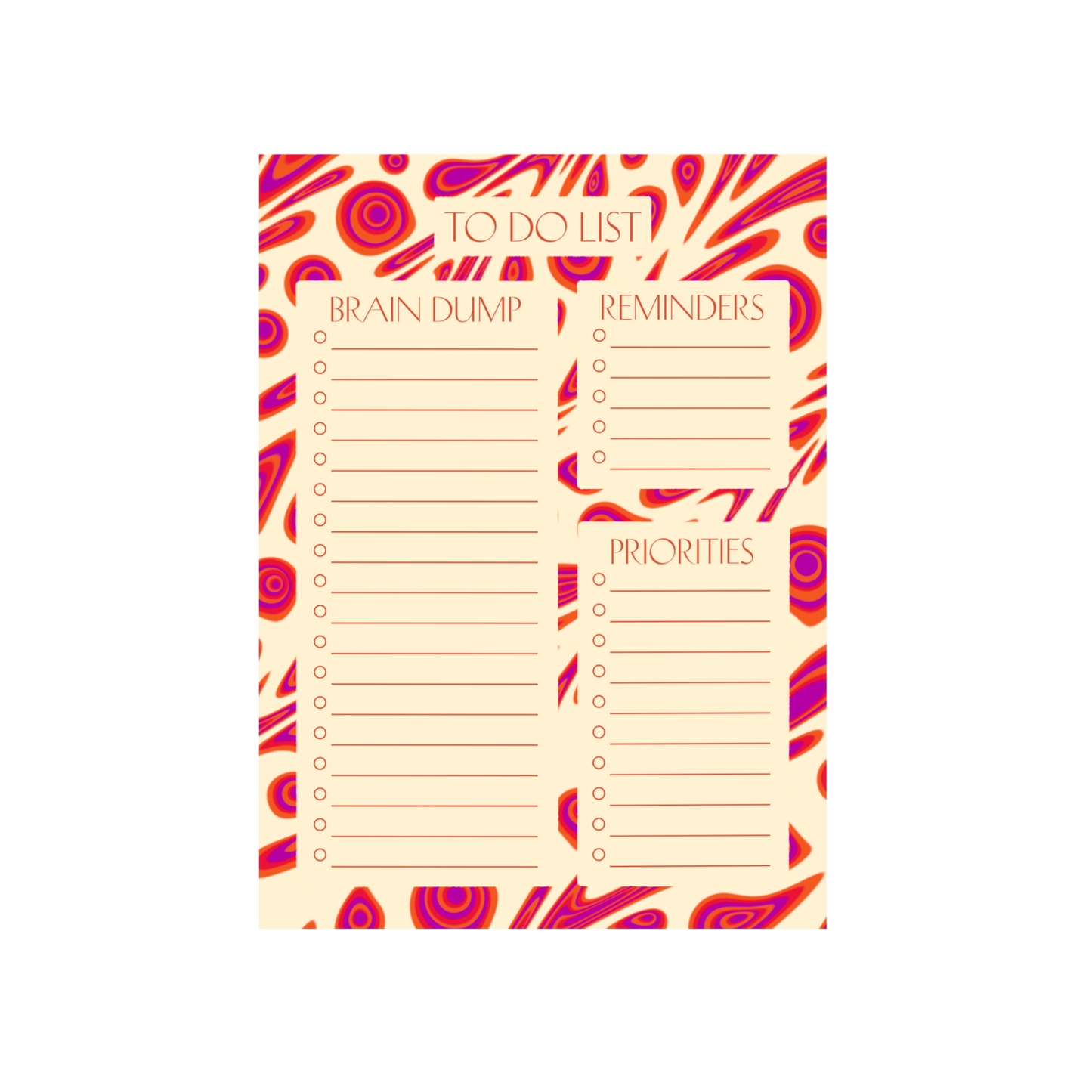 Juliette Collection To-Do List