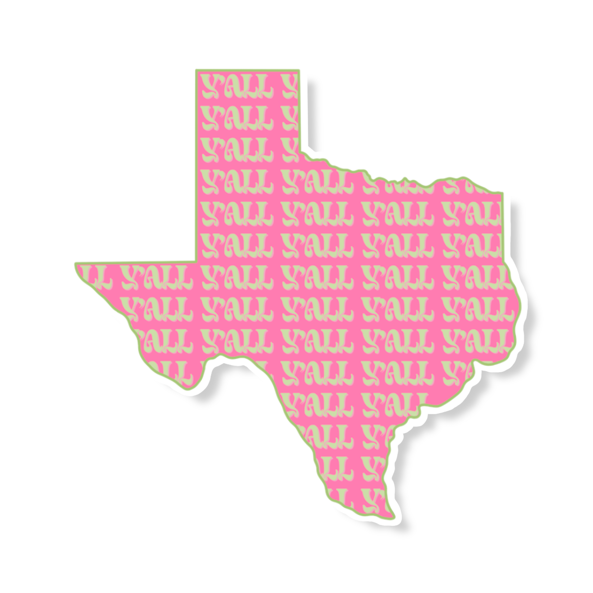 Texas Y’all Sticker