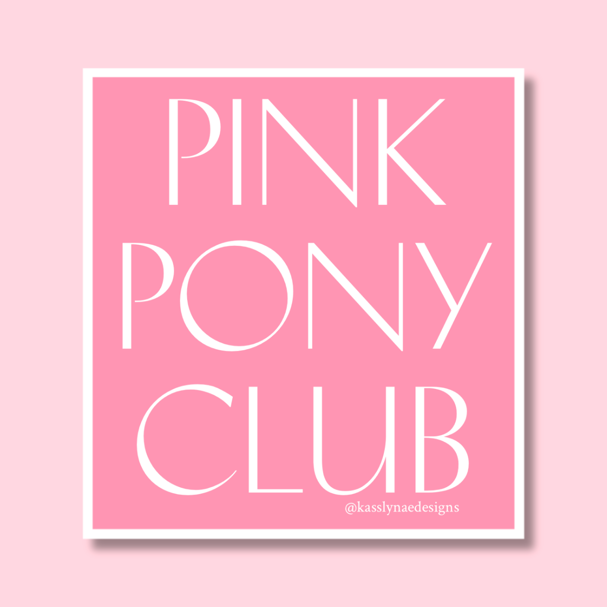 Pink Pony Club Sticker Wholesale