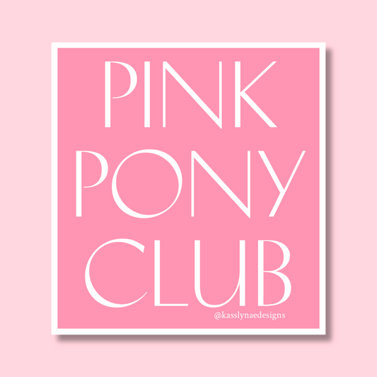 Pink Pony Club Sticker Wholesale