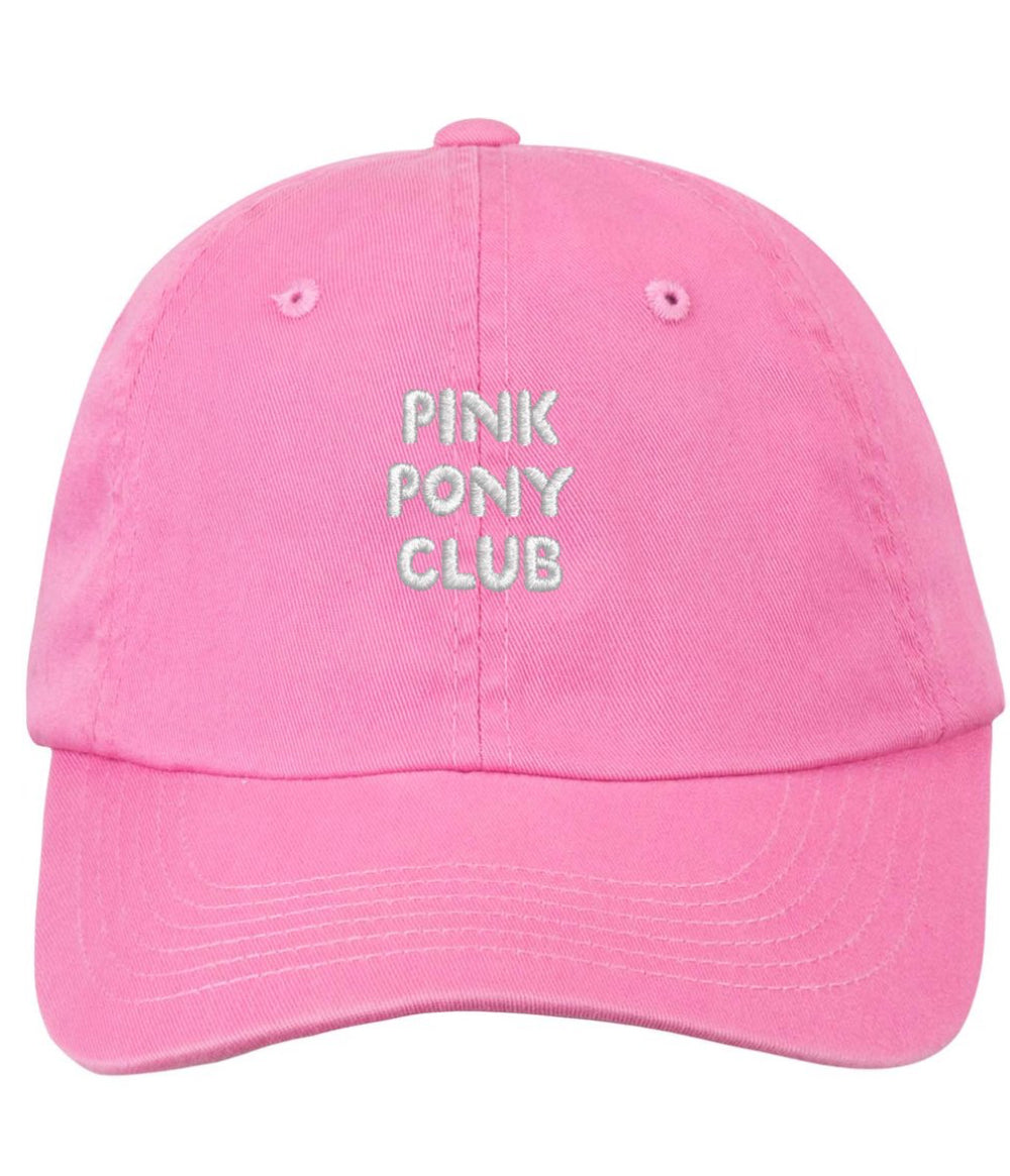 Pink Pony Club Baseball Cap