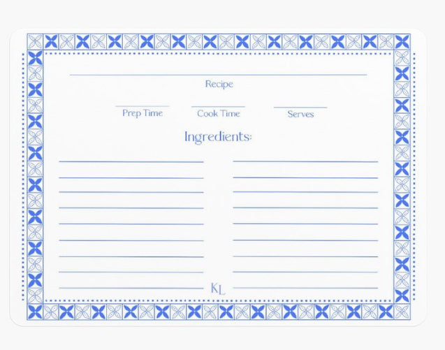 The Kitchen Collection - Single Recipe Card