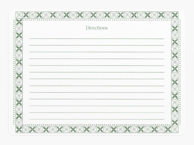 The Kitchen Collection - Single Recipe Card
