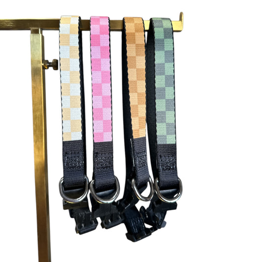 Checker Dog Collar