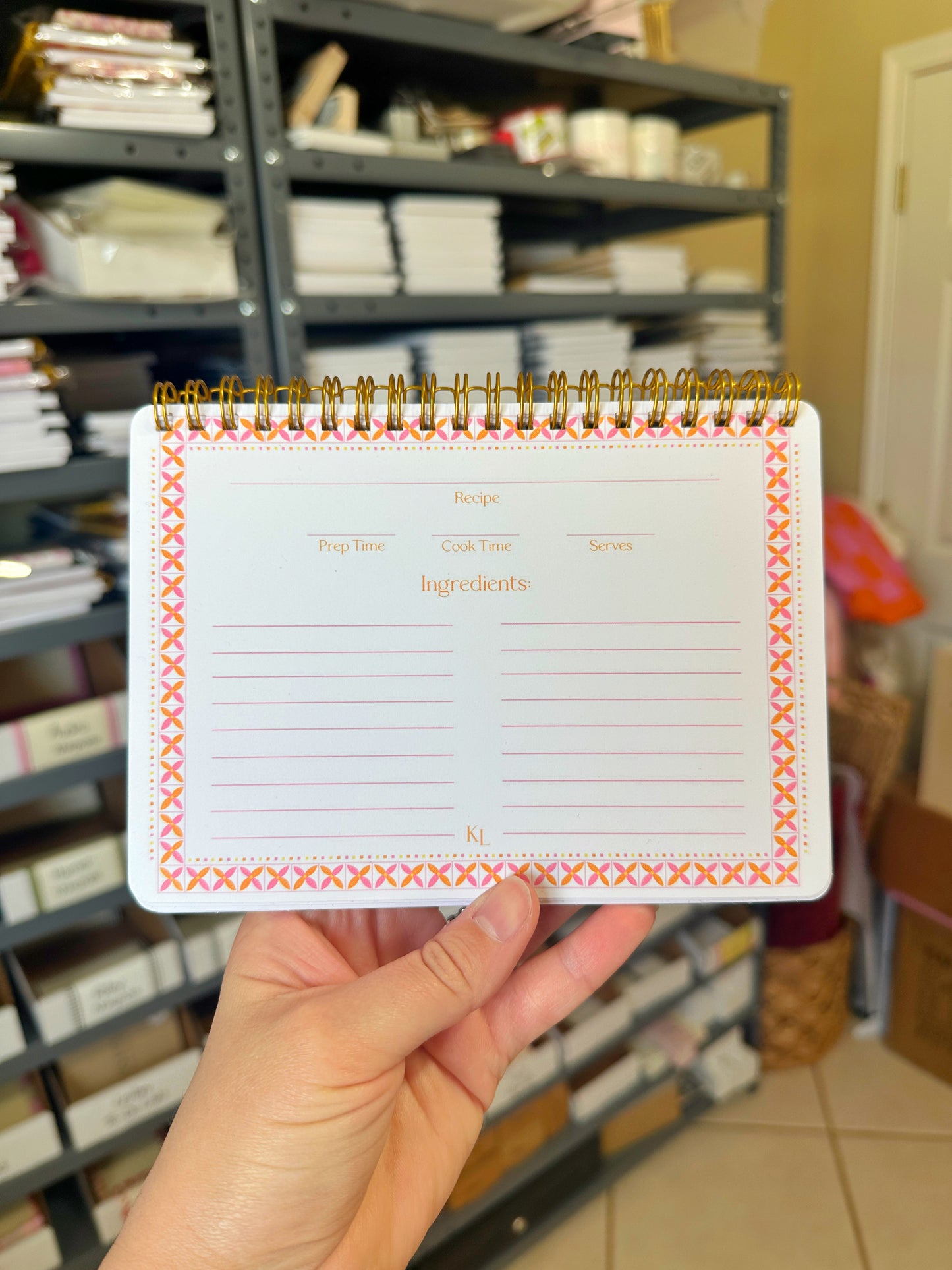 Recipe Card Spiral