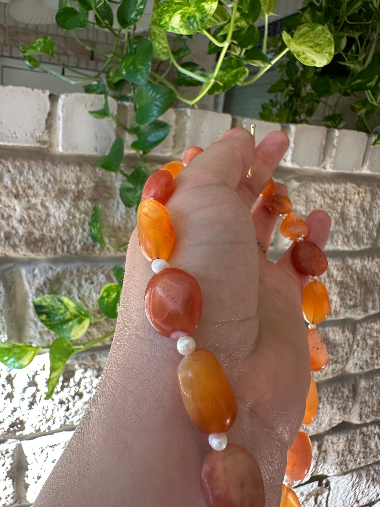 The I'm Chic and on a Beach Necklace