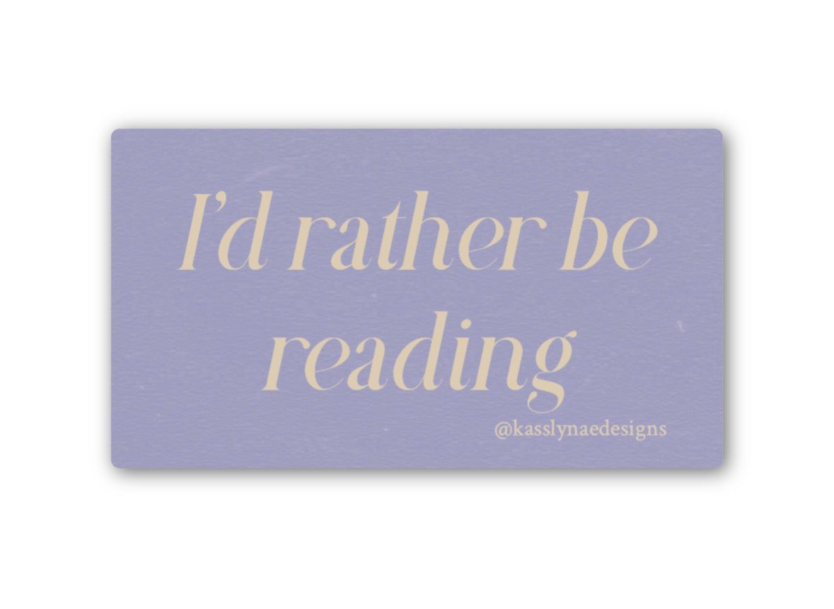 Rather Be Reading Sticker Wholesale