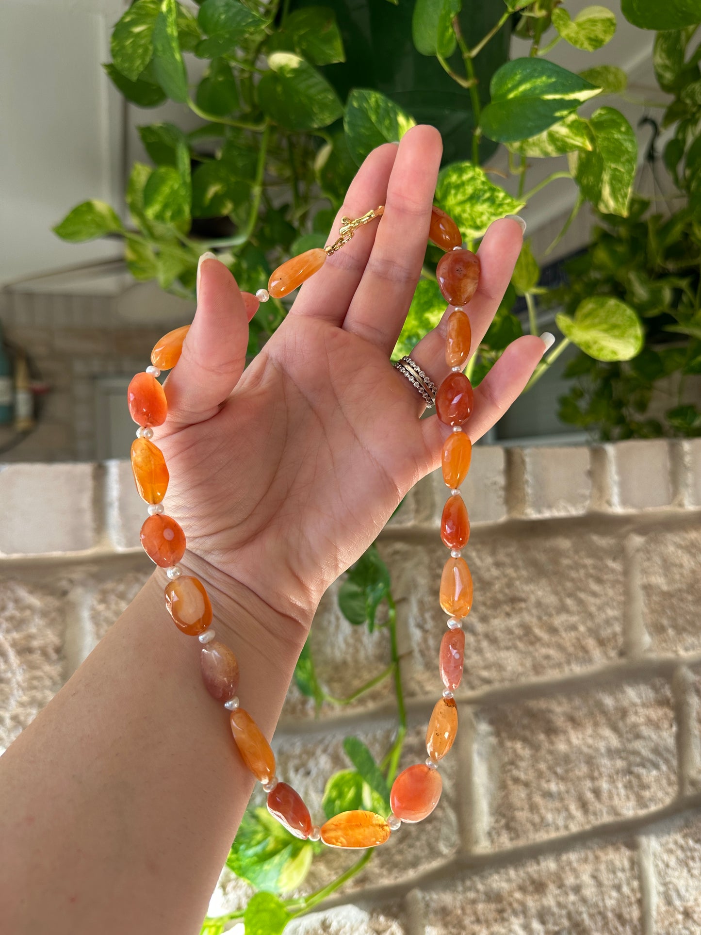 The I'm Chic and on a Beach Necklace