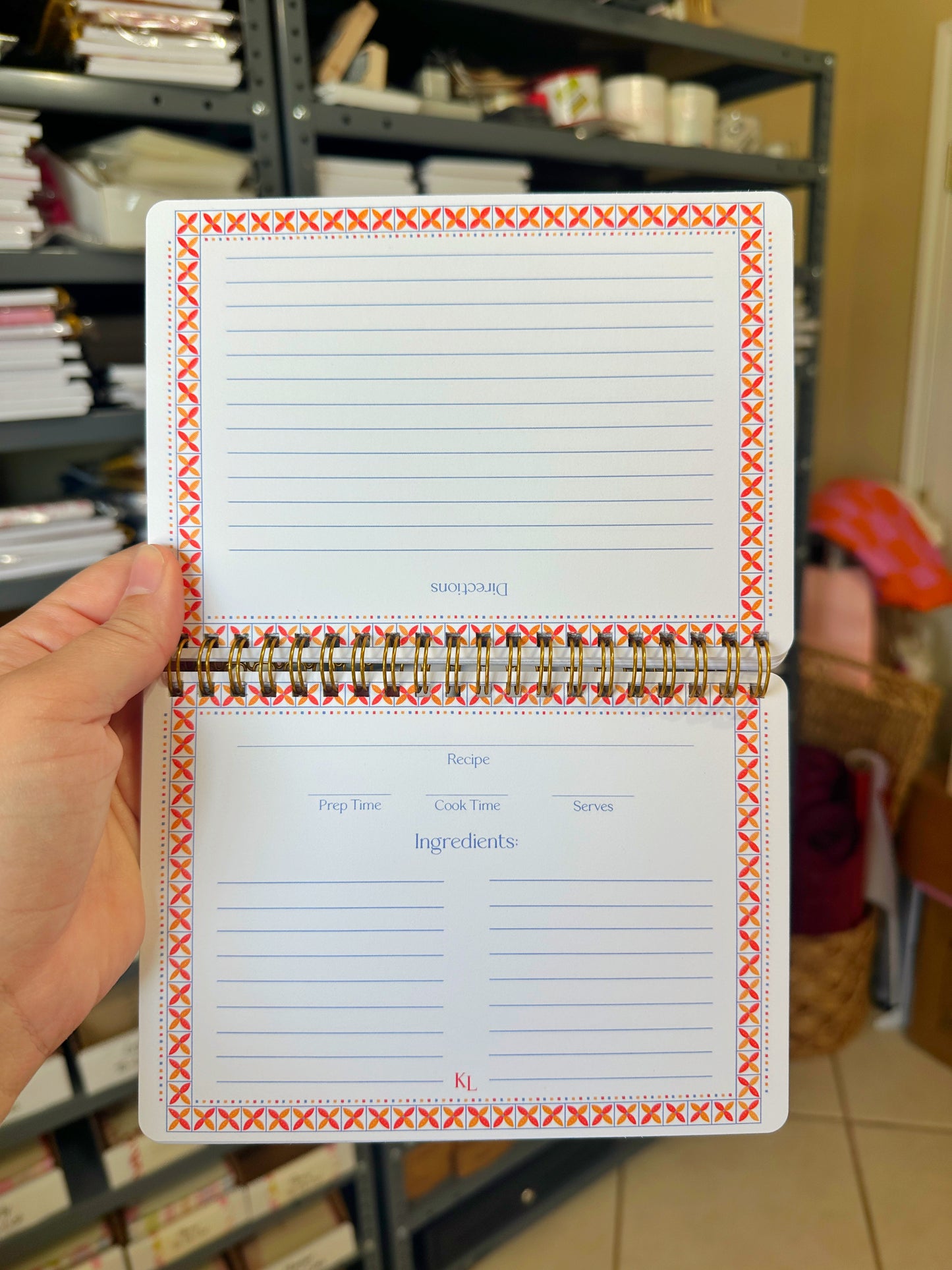 Recipe Card Spiral
