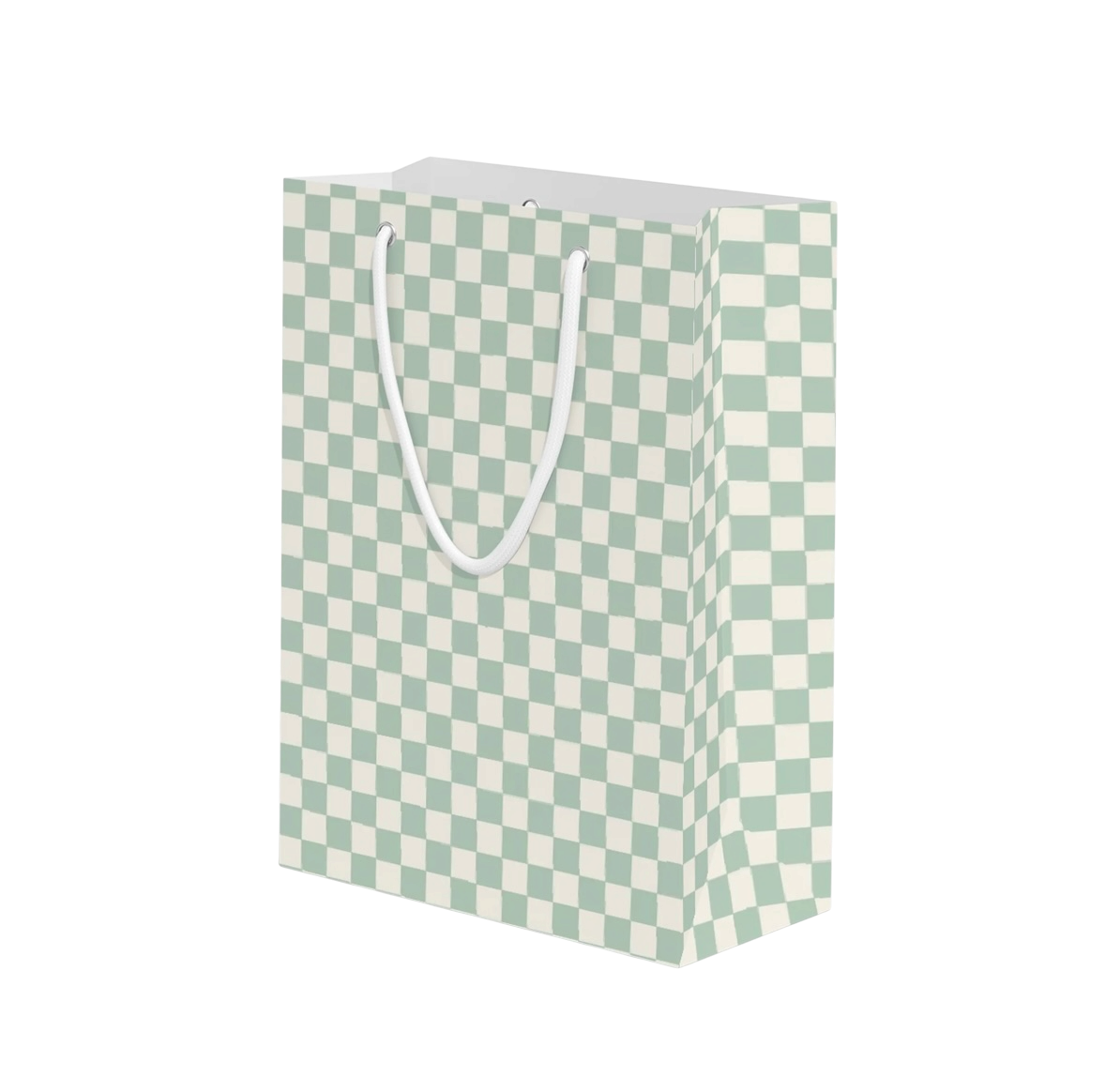 Premium Green Checker Gift Bag