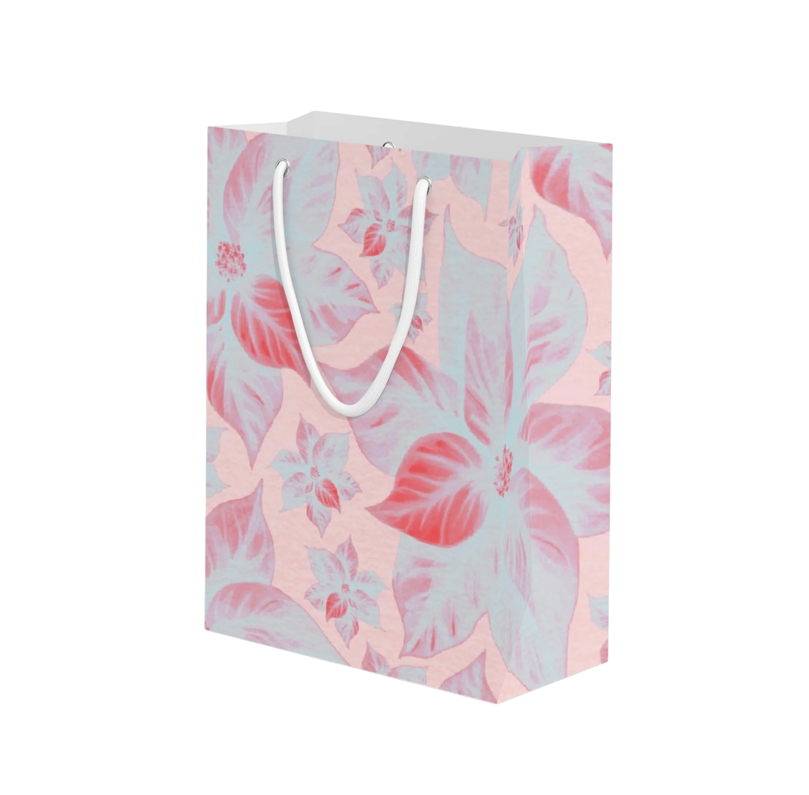 Premium Poinsettia Gift Bag