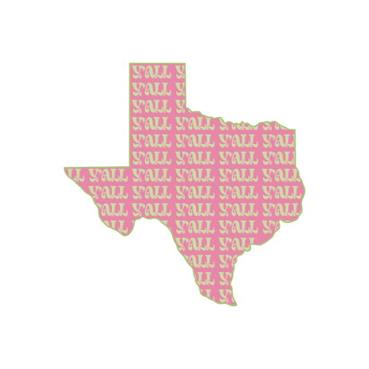 Texas Y’all Sticker