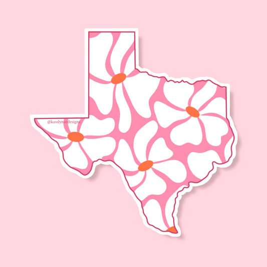 Daphne Collection Texas Sticker