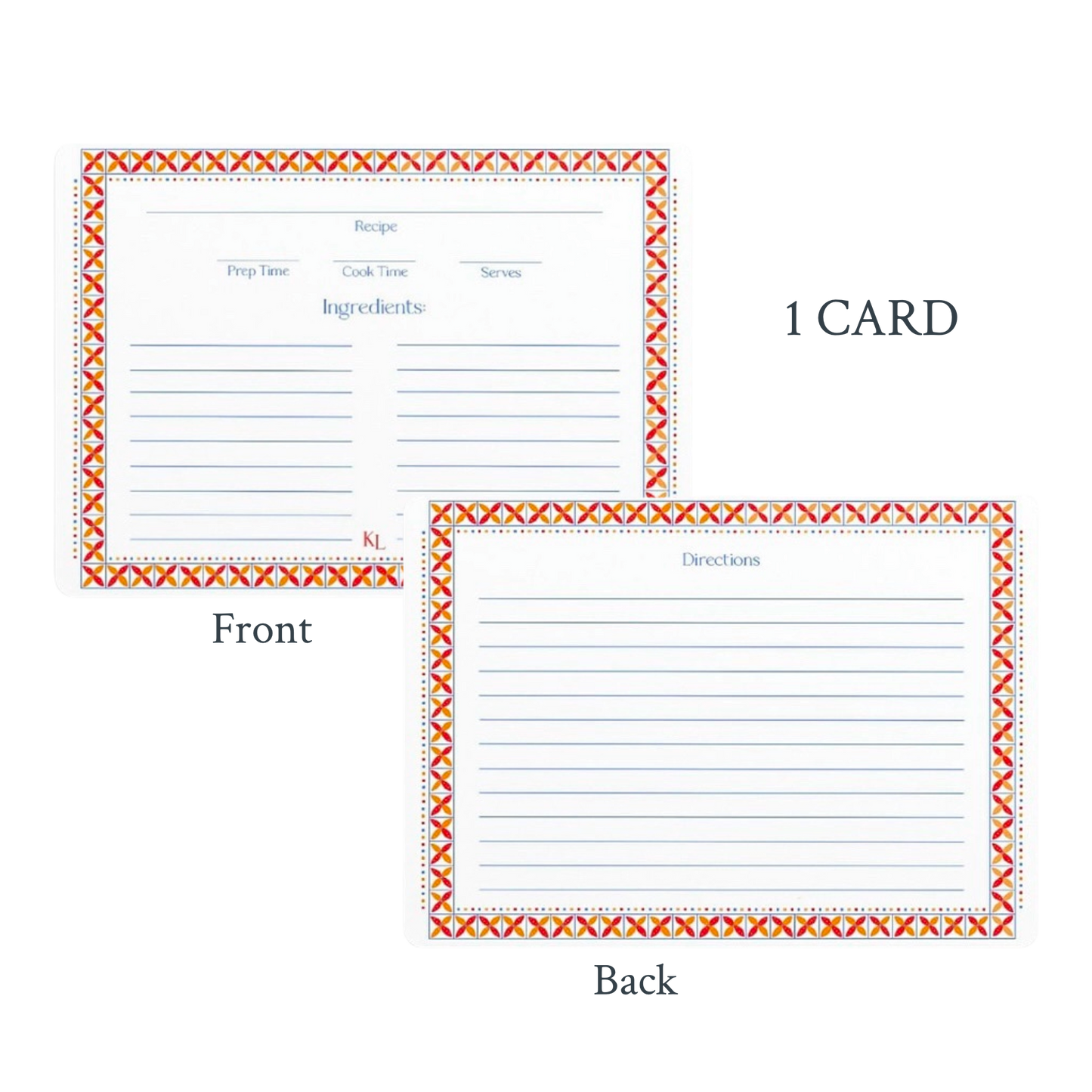 The Kitchen Collection Recipe Cards