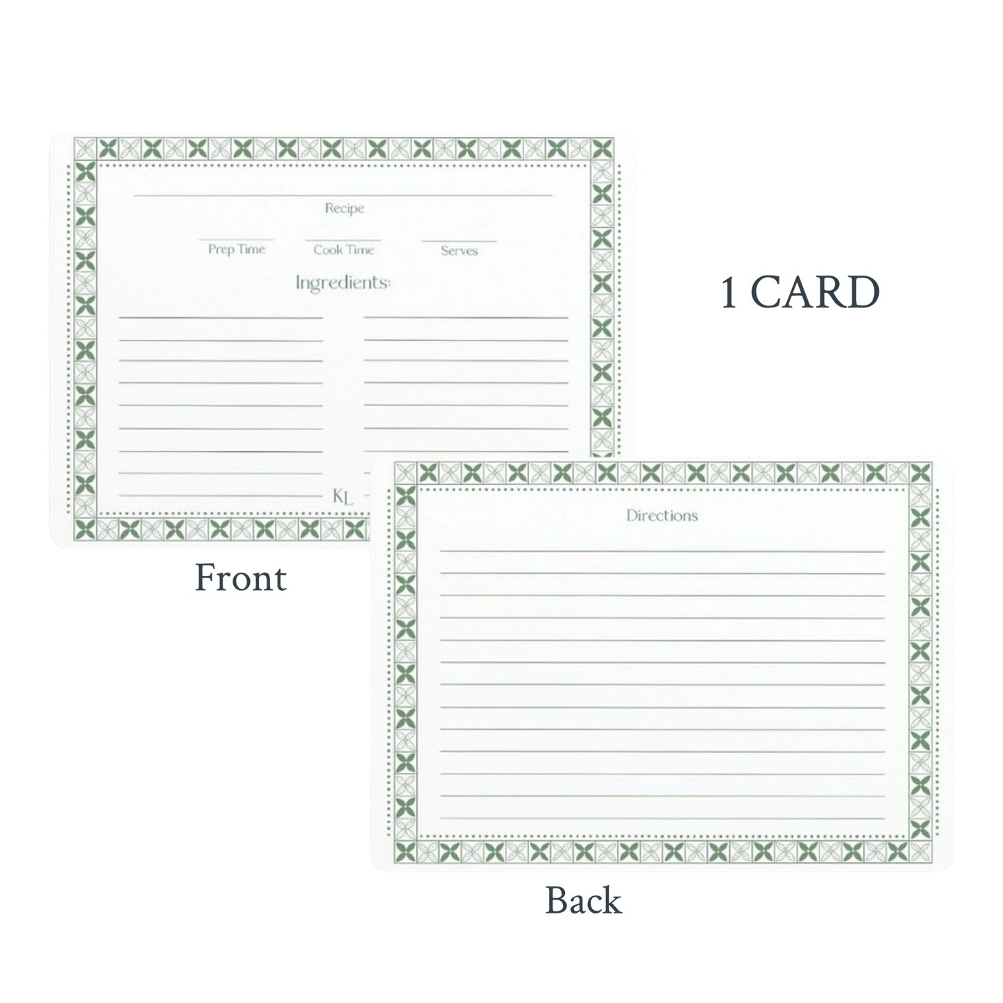 The Kitchen Collection Recipe Cards