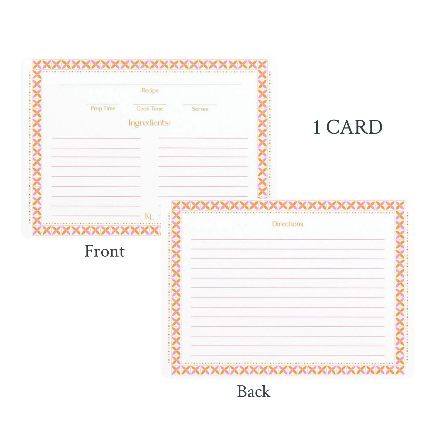 The Kitchen Collection Recipe Cards