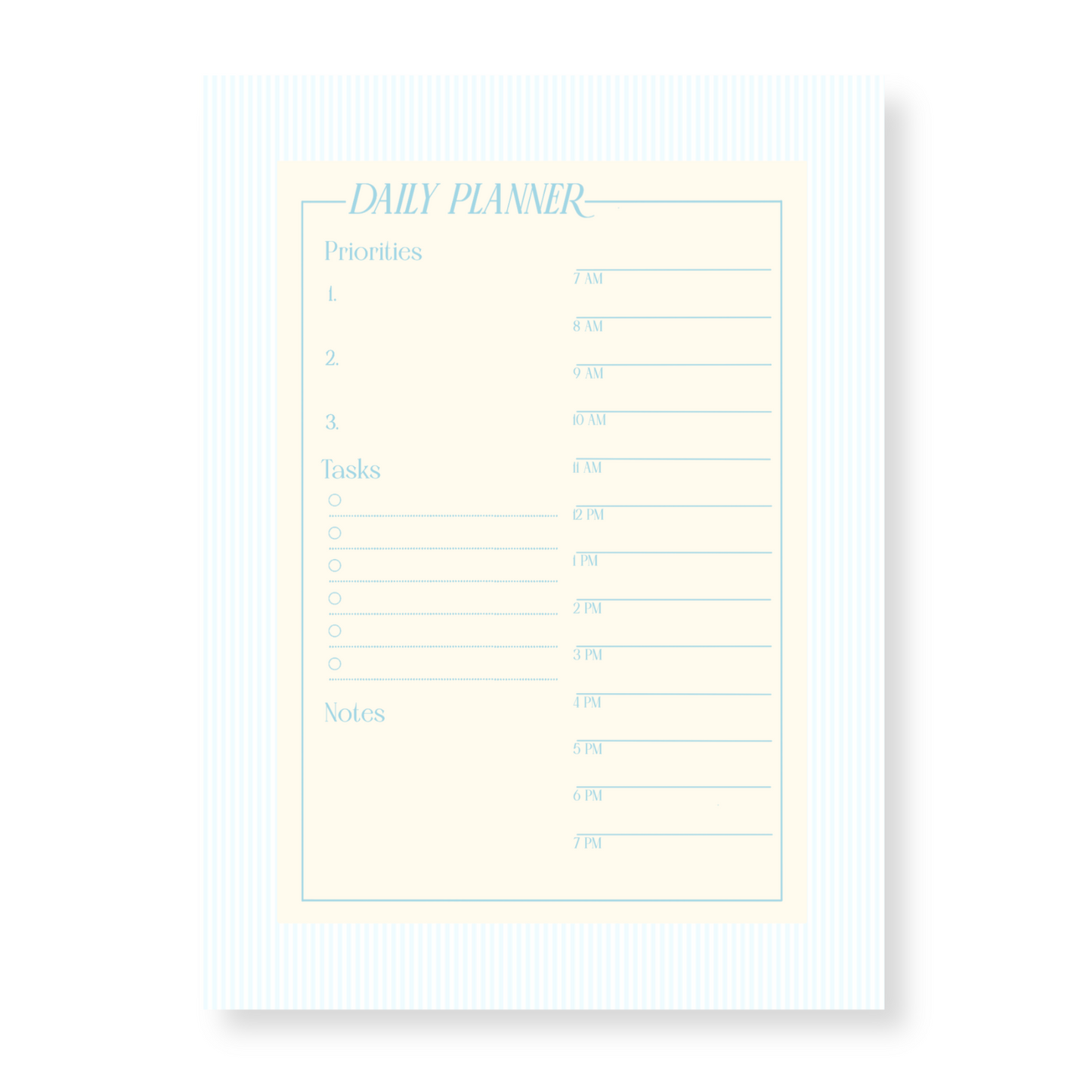 Isola Collection Daily Planner Notepad