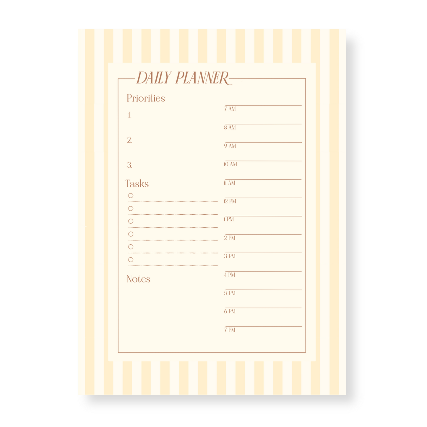 Cordelia Collection Daily Planner Notepad
