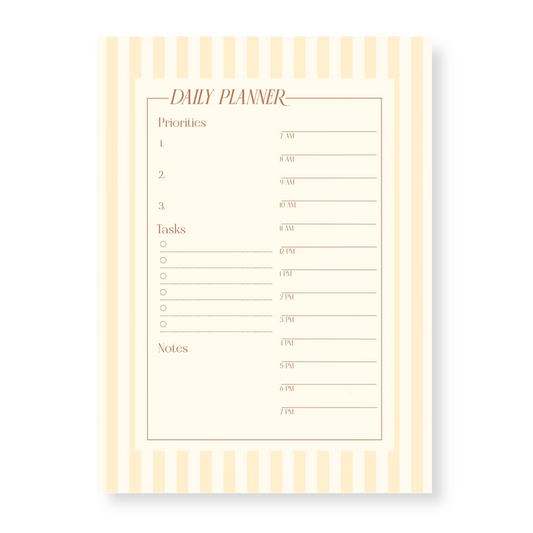 Cordelia Collection Daily Planner Notepad