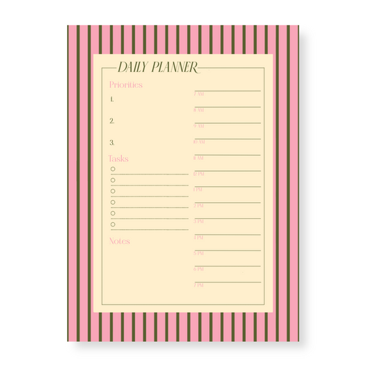 Audra Collection Daily Planner Notepad