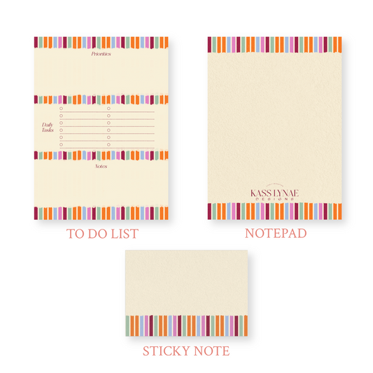 Amelia Collection Notepad Bundle