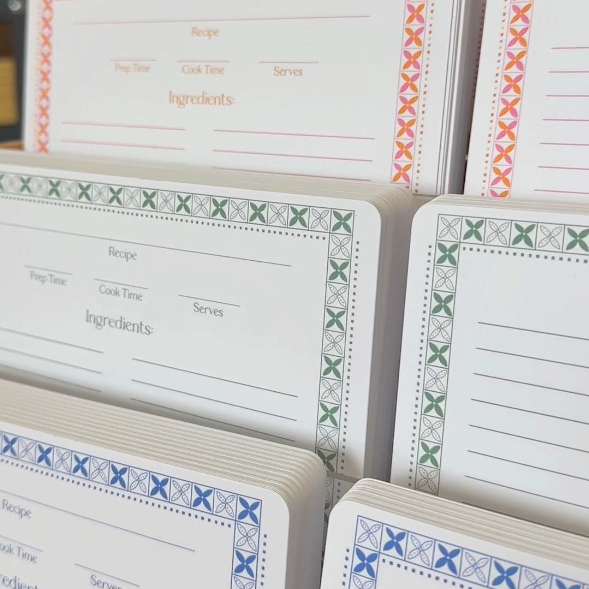 The Kitchen Collection Recipe Cards