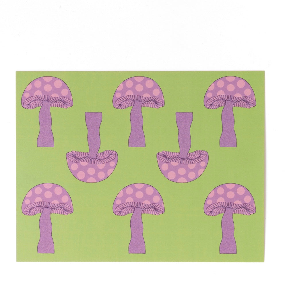 Tilly Collection Purple Notecard