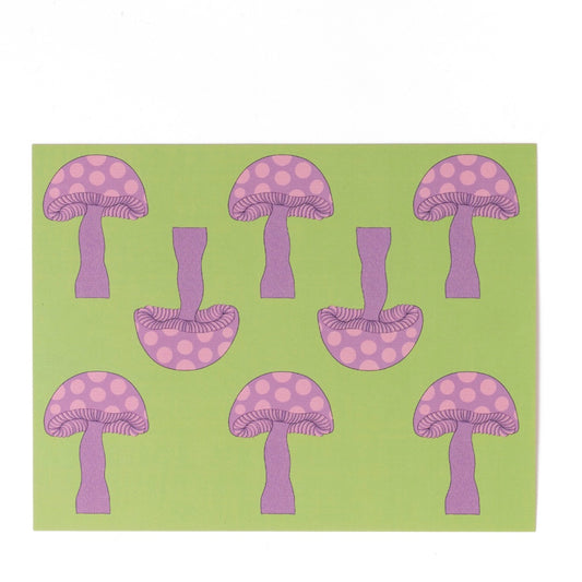 Tilly Collection Purple Notecard